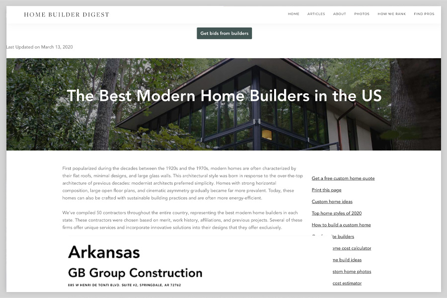 In the News GB Group Construction Custom Homes in NWA